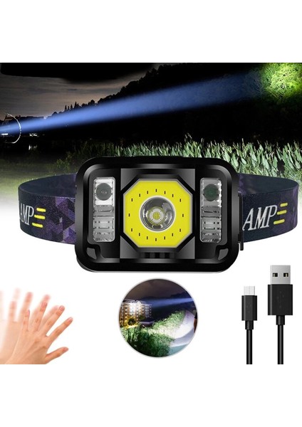 Pratik Sensörlü Sinyalli Kafa Lambası WT-024