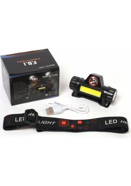 F-3434 Şarjlı Mıknatıslı Kafa Feneri modelleri