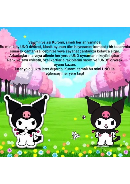Kuromi Uno Mini Oyun Kartı modelleri