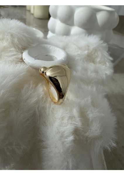 Tek Kenar Üç Ayrımlı Ayarlanabilir Gold Yüzük fırsatları