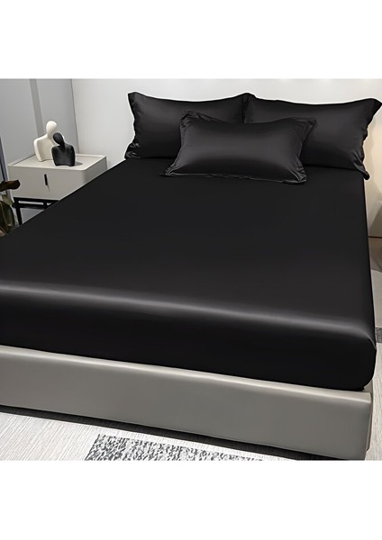 Çift Kişilik Parlak Pamuk Saten Çarşaflar Lastikli modelleri