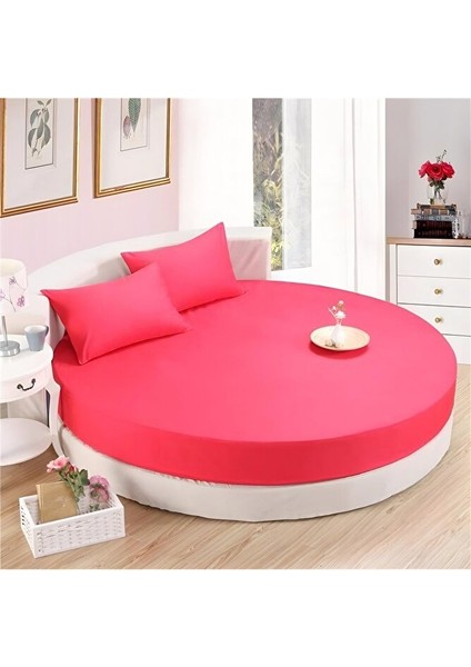 Yuvarlak Pamuk Saten Çarşaf Nevresim ve Yastık Kılıfı Takımı fiyatları