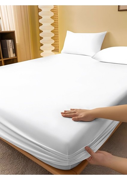 Çift Kişilik Parlak Pamuk Saten Çarşaflar Lastikli fırsatları