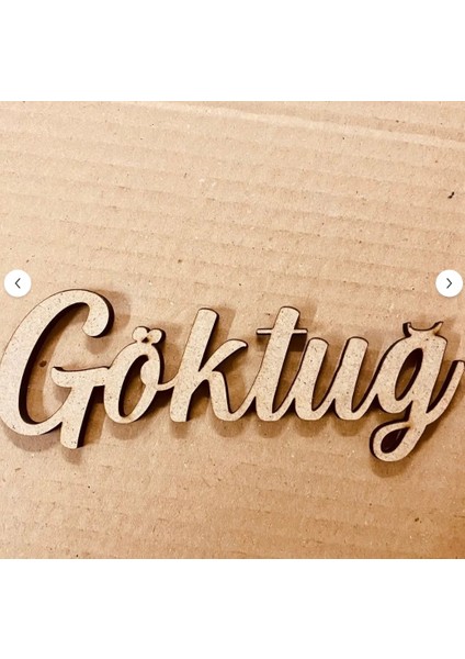 Ahşap Lazer Kesim Bebek Çocuk Isim