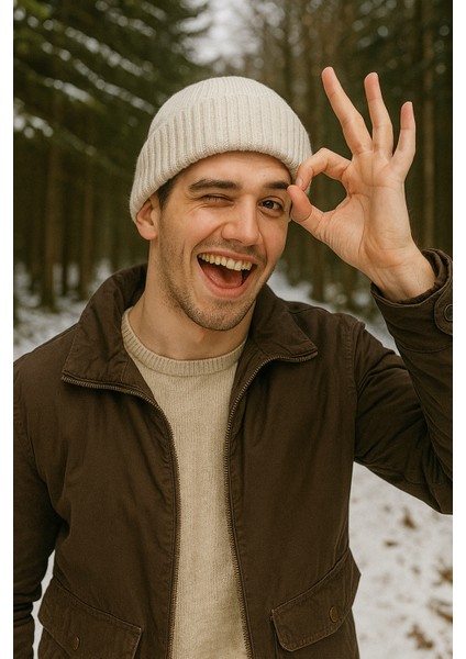 Erkek ve Kadın Keşe Triko Bere