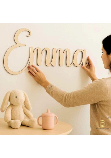 Isme Özel Çocuk ve Bebek Odası Duvar Kapı Isimlik (50 Cm) fiyatları