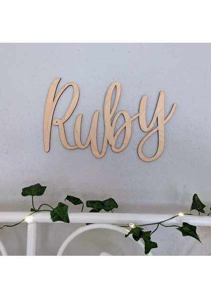 Isme Özel Çocuk ve Bebek Odası Duvar Kapı Isimlik (50 Cm) modelleri