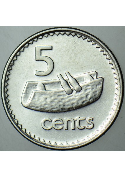 Fiji 5 Cent 1997 Kraliçe Iı. Elizabeth 19.4 Mm. Çilaltı fiyatları