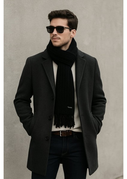 Erkek ve Kadın Keşe Triko Atkı