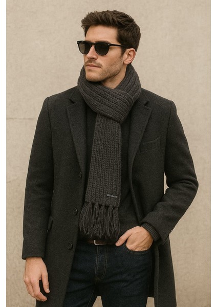 Erkek ve Kadın Keşe Triko Atkı