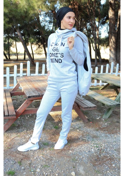 Kışlık Sevgili Kombini Üçlü Kadın Takım