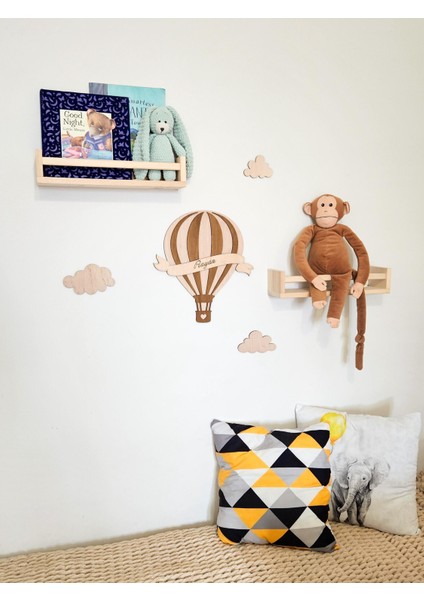 Balon Konsept Tasarım Kişiye Özel Isimli Bebek ve Çocuk Odası Duvar ve Kapı Süsü Dekorasyon – 40 cm Büyük Boy modelleri