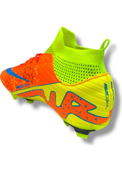 Çoraplı Halısaha & Çimsaha Krampon Turuncu Sarı Desenli fırsatları