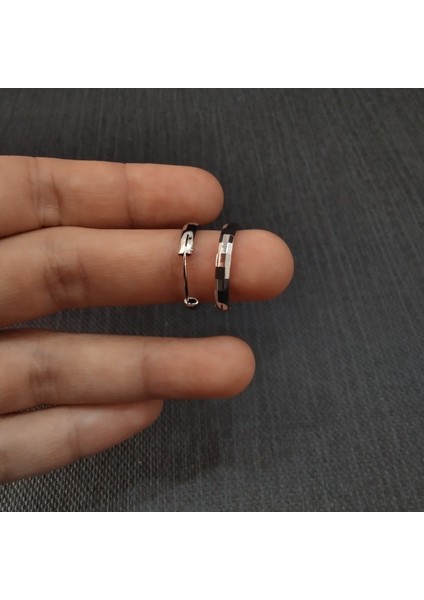 925 Ayar Gümüş Halka Model Kadın ve Genç Küpesi- Ölçüm Seçenekli