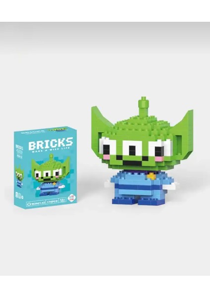 Uzaylı Karakter Bricks 3D Puzzle LEGO +14