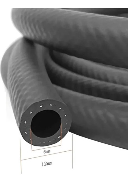 6 mm Akaryakıt Hortumu Benzin - Mazot (Unıversal) Lpg/cng Nitril 1 Metre