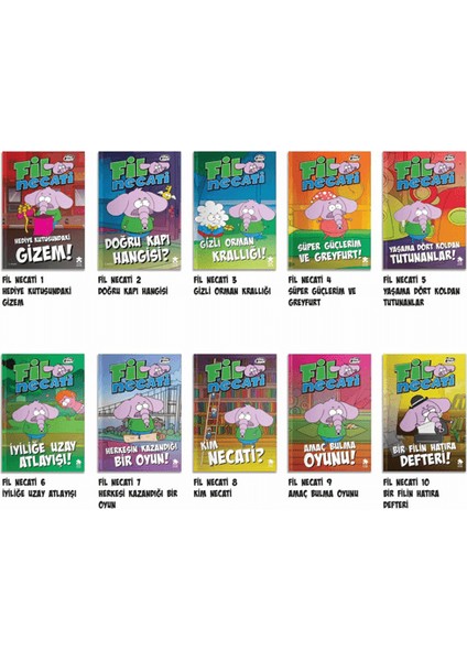 Kral Şakir Fil Necati Seti (10 Kitap)