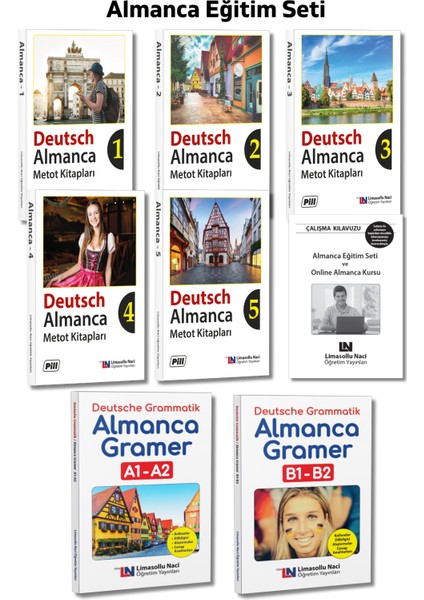 Almanca Eğitim Seti Kelime Öğrenme Sınav Hazırlık Kitap Aile Birleşimi Yds Goethe Testdaf Telc Dsh 3000 Kelime modelleri