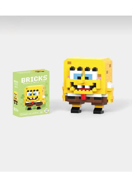 Sponge Bob Bricks 3D Puzzle LEGO +14