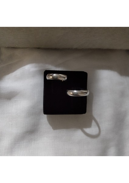 925 Ayar Gümüş Erkek ve Kadın Düz Alyans Yüzük / 09-19 Ölcü Aralığı