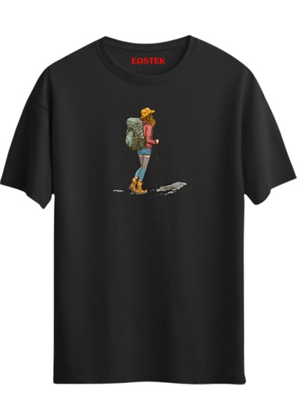 Hiker Women Hiking Doğa Yürüyüşü T-Shirt, Erkek Tişört, Kadın Tişört, Unisex T-Shirt