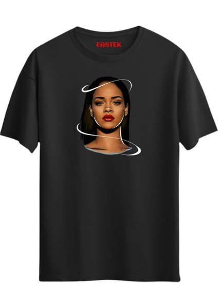 Riri Rihanna Queen T-Shirt, Erkek Tişört, Kadın Tişört, Unisex T-Shirt