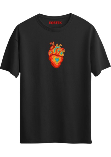 Kalp T-Shirt, Erkek Tişört, Kadın Tişört, Unisex T-Shirt