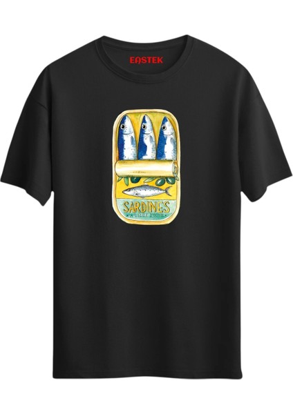 Sardine Tee T-Shirt, Erkek Tişört, Kadın Tişört, Unisex T-Shirt