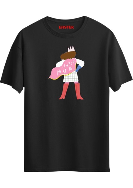 Super Mum Tasarım T-Shirt, Erkek Tişört, Kadın Tişört, Unisex T-Shirt