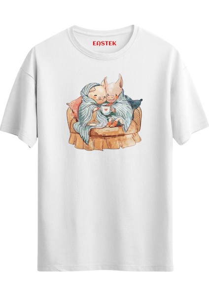 Pig Love T-Shirt, Erkek Tişört, Kadın Tişört, Unisex T-Shirt