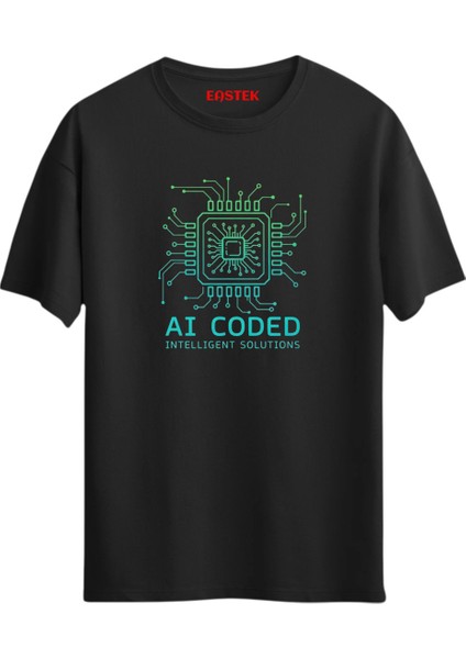 Aı Code Intelligent Solutions, Yapay Zeka T-Shirt, Erkek Tişört, Kadın Tişört, Unisex T-Shirt
