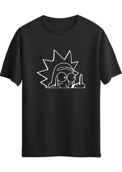 Rick And Morty Baskılı Unisex Regular Kısa Kol T-Shirt