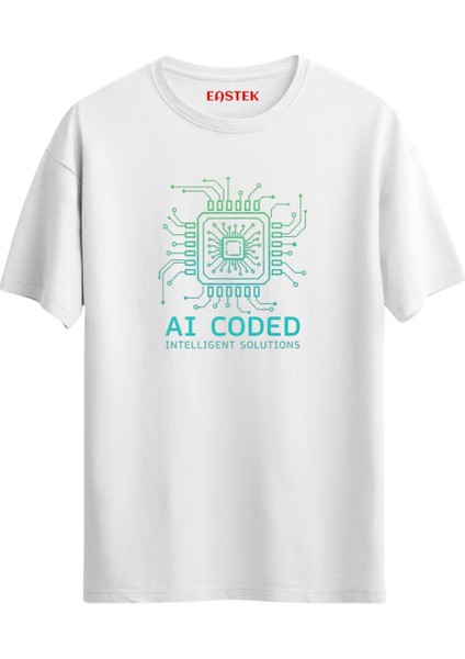 Aı Code Intelligent Solutions, Yapay Zeka T-Shirt, Erkek Tişört, Kadın Tişört, Unisex T-Shirt