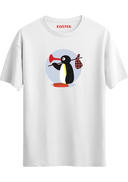 Stop-Motion Pingu T-Shirt, Erkek Tişört, Kadın Tişört, Unisex T-Shirt