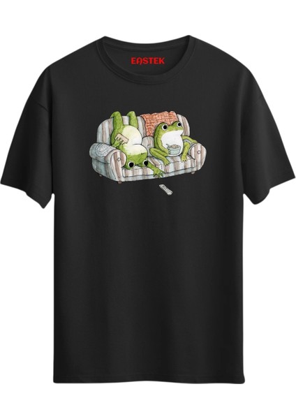 Frog Family T-Shirt, Erkek Tişört, Kadın Tişört, Unisex T-Shirt