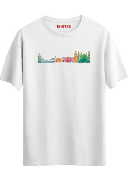 Istanbul Essence Baskılı Tasarım T-Shirt