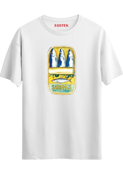 Sardine Tee T-Shirt, Erkek Tişört, Kadın Tişört, Unisex T-Shirt