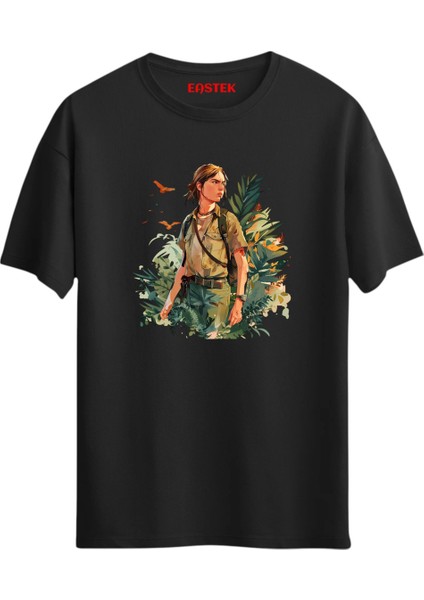 The Last Of Us Baskılı Tasarım T-Shirt