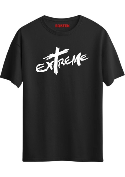 Extreme Unisex Baskılı Tasarım T-Shirt