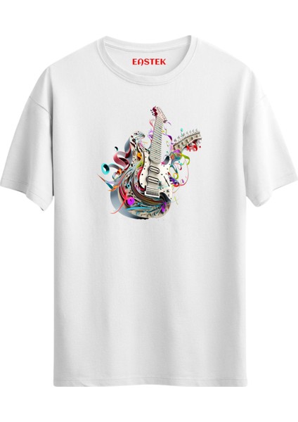Rock Pulse Baskılı T-Shirt