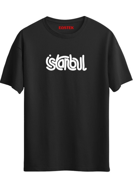 Istanbul Baskılı Unisex Regular T-Shirt