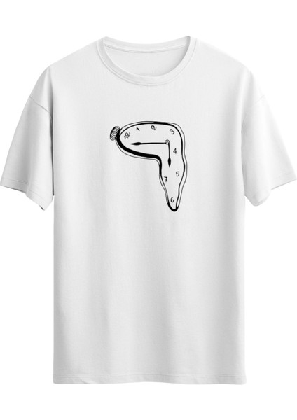 Salvodar Dali Baskılı Unisex Regular T-Shirt