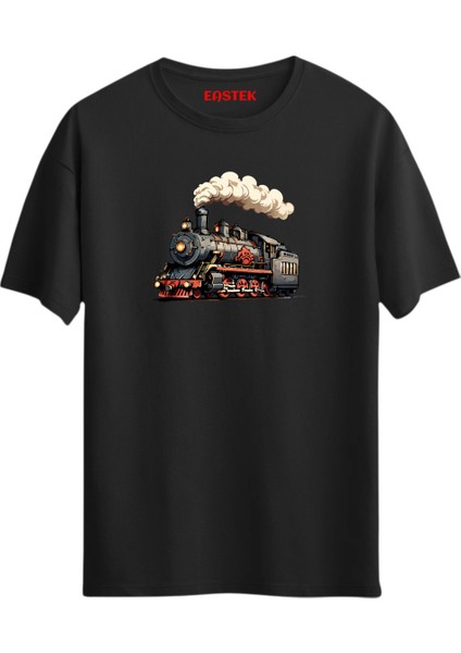 The Locomotive Baskılı Tasarım T-Shirt