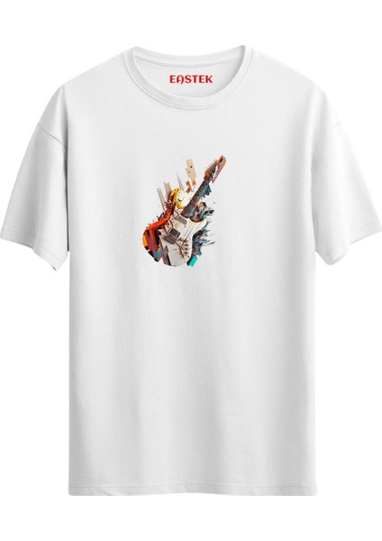 Rhythm Splash Baskılı T-Shirt