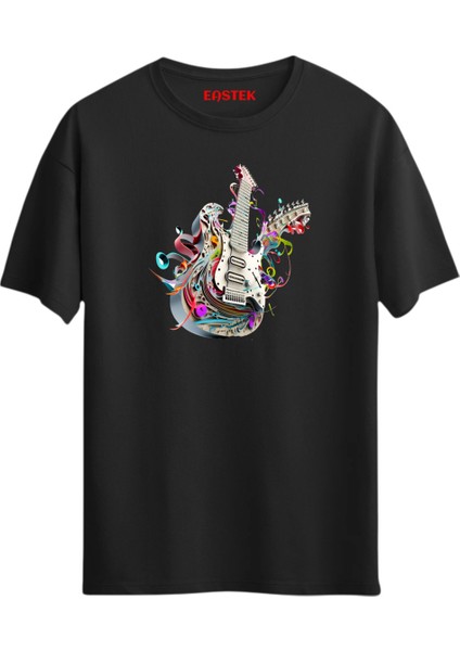 Rock Pulse Baskılı T-Shirt