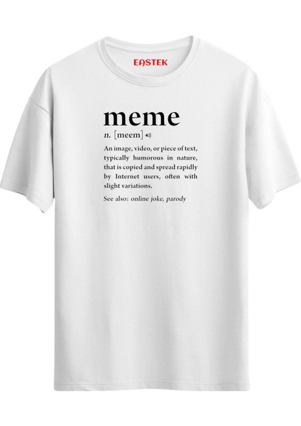 What Is A Meme? Definition Funny Teen Slogan T-Shirt, Erkek Tişört, Kadın Tişört, Unisex T-Shirt