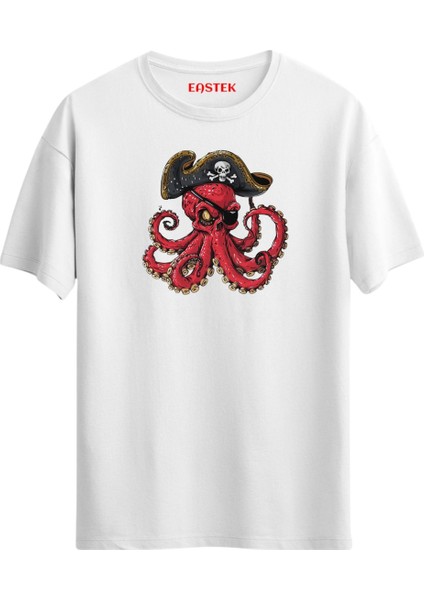 Fantastik Deniz Canlısı Ahtapot T-Shirt, Erkek Tişört, Kadın Tişört, Unisex T-Shirt