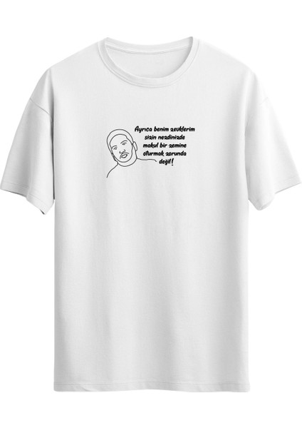 Regular T-Shirt "ayrıca Benim Zevklerim Gibi Repliği"