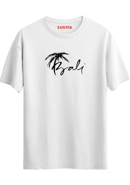 Bali Baskılı Unisex Regular T-Shirt