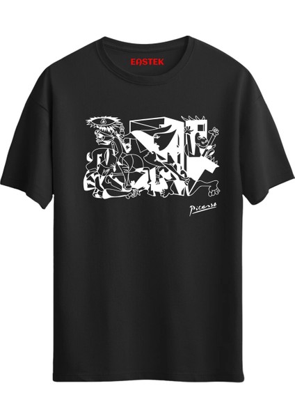 Pablo Picasso Baskılı Unisex Regular T-Shirt
